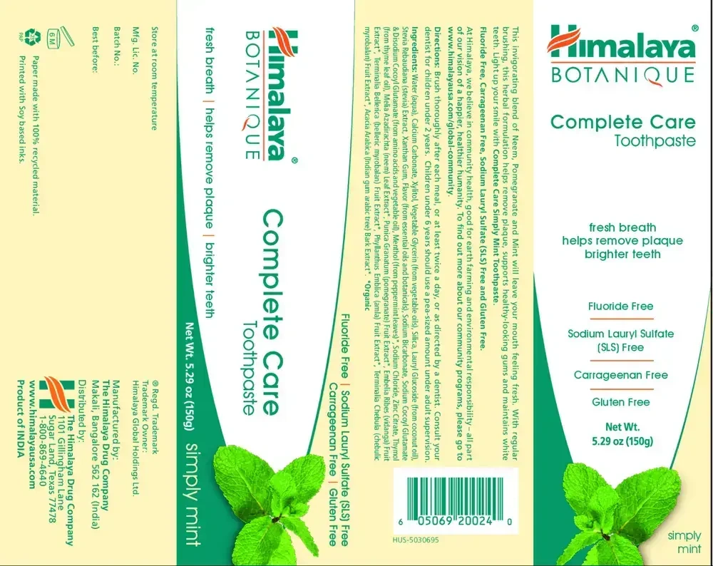 Product image for Complete Care Toothpaste Simply Mint.