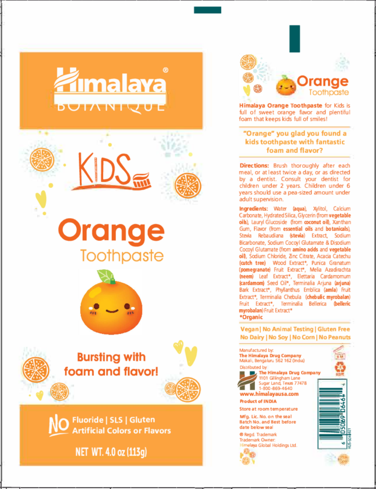 Product image for Kids Toothpaste Orange.