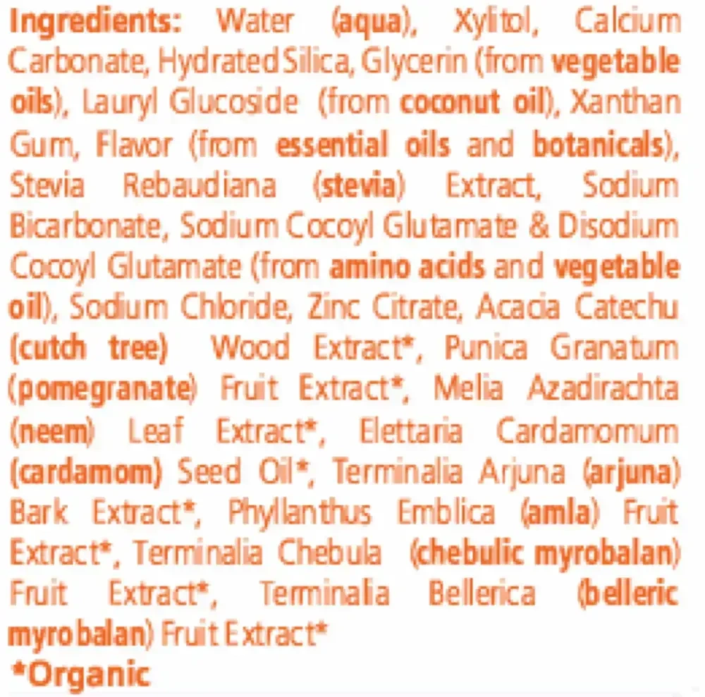 Product image for Kids Toothpaste Orange.
