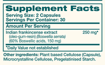 Product image for Boswellia.