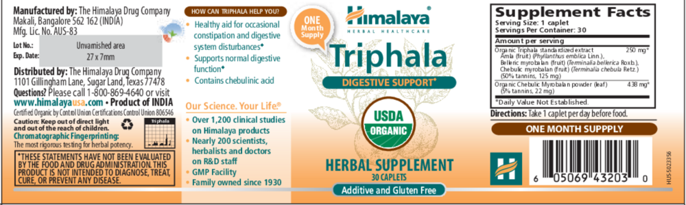 Product image for Organic Triphala.