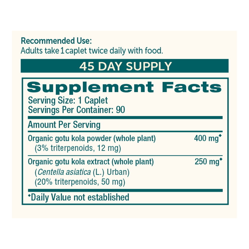 Product image for Organic Gotu Kola.