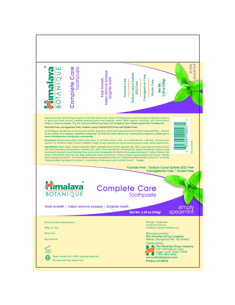 Product image for Complete Care Toothpaste Spearmint.
