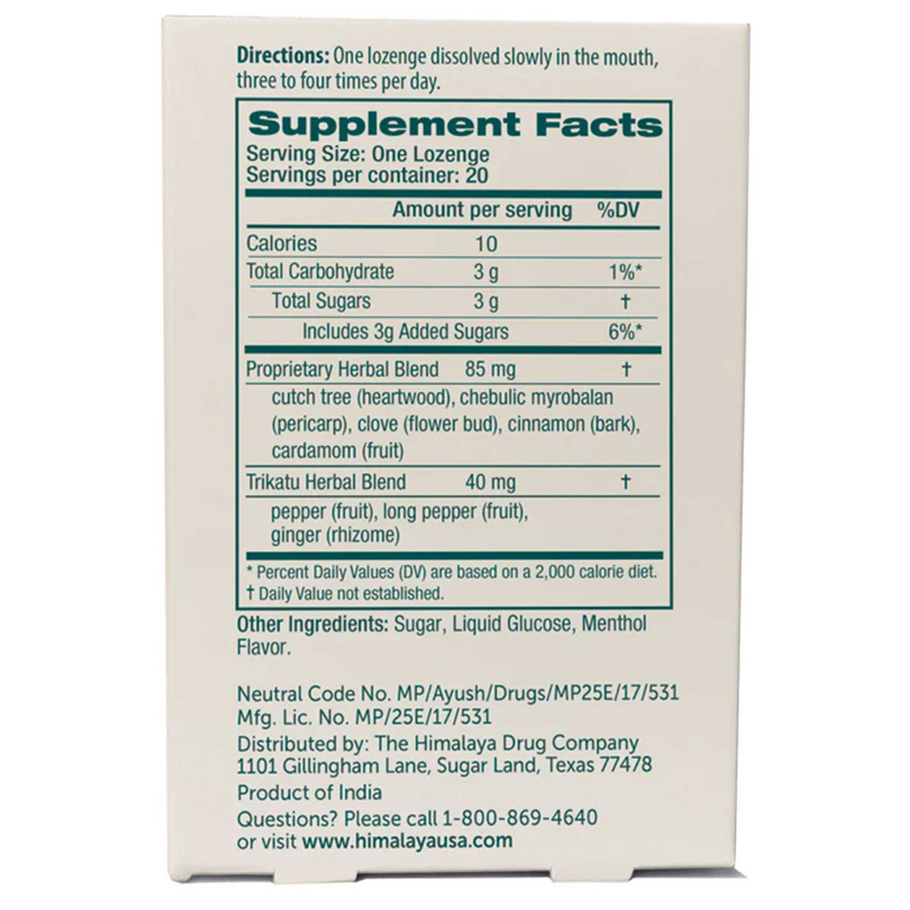 Product image for Koflet Lozenges®, Menthol.