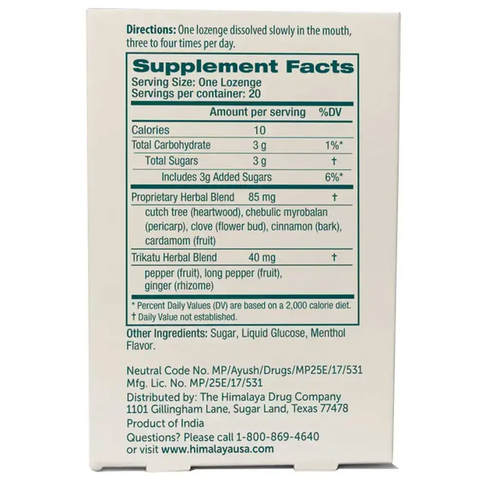 Product image for Koflet Lozenges®, Menthol.