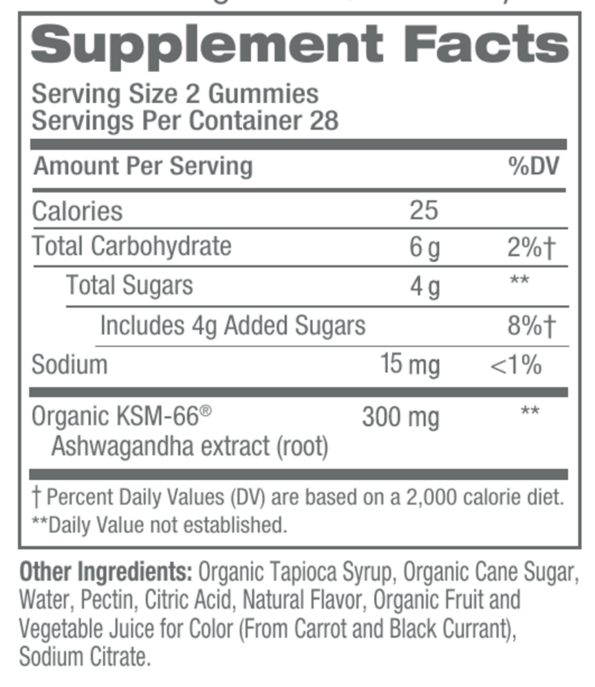 Product image for Ashwagandha Gummies.