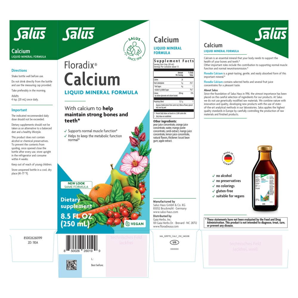 Product image for Calcium Liquid.