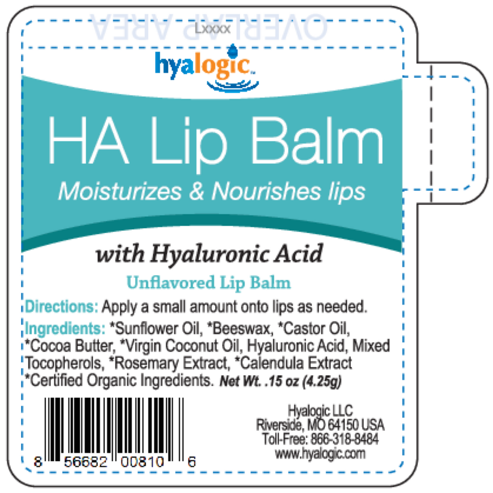 Product image for HA Lip Balm Tube - Certif Organic.