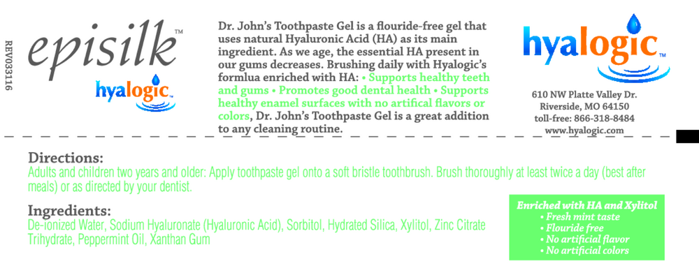 Product image for Dr. John&#39;s Toothpaste Gel w&#x2F; HA.
