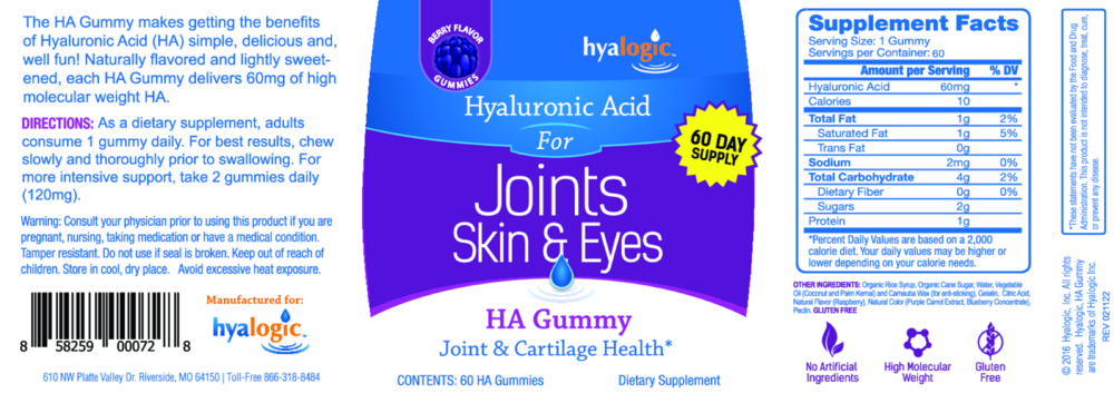 Product image for HA Gummy.