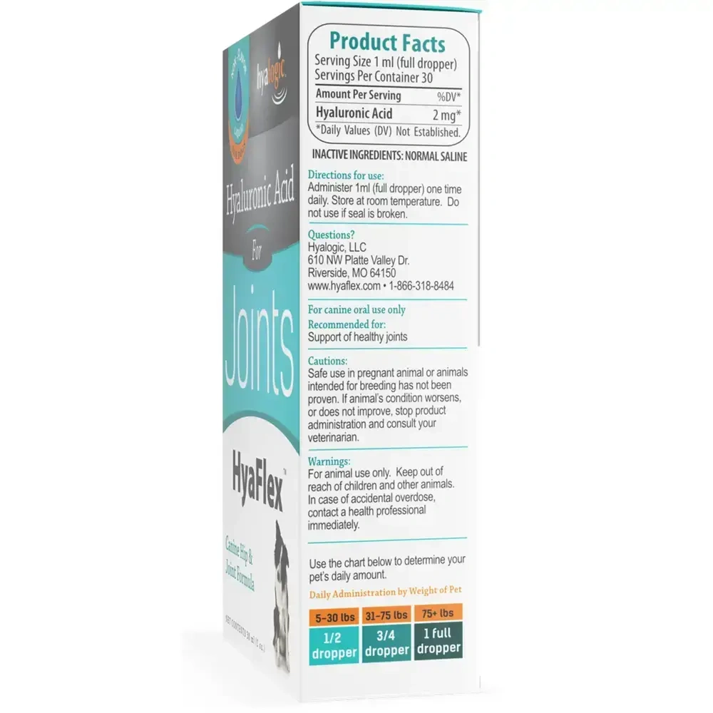 Product image for Hyaflex Liquid HA for Dogs.