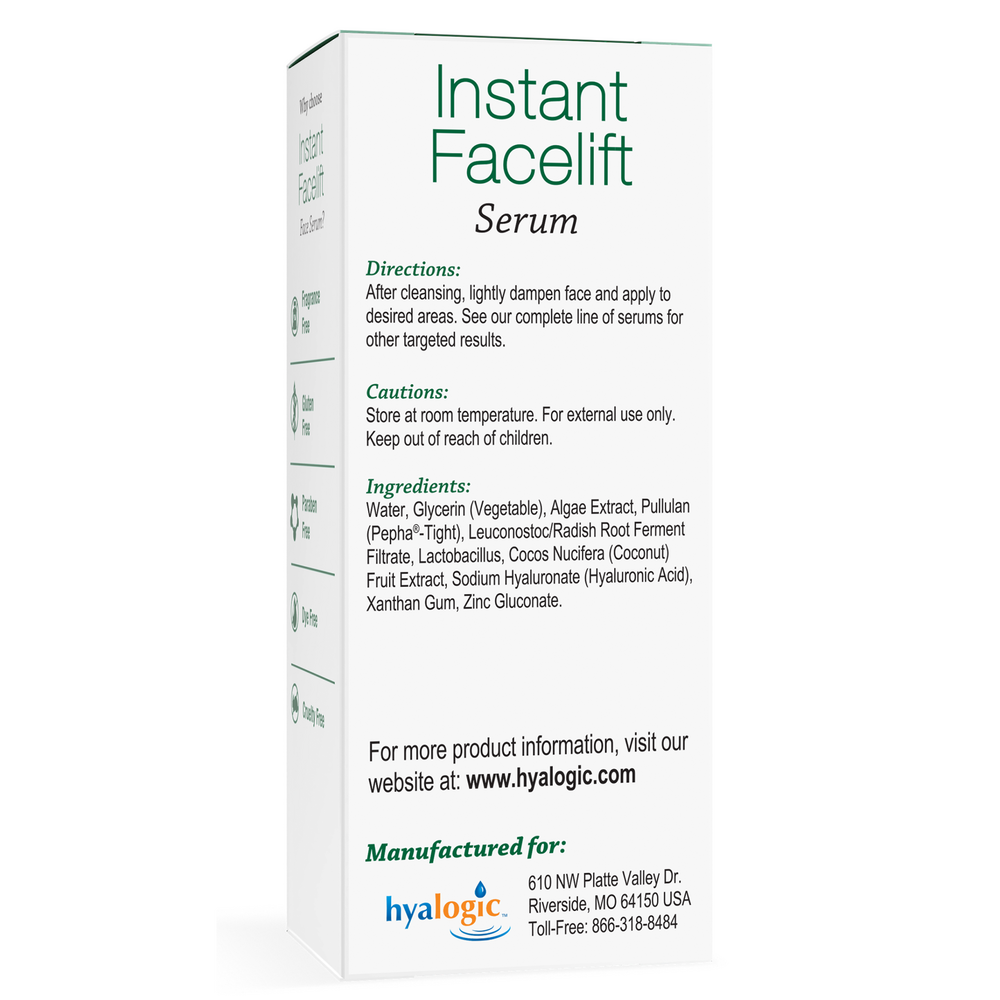 Product image for Instant Facelift Serum w/ HA.