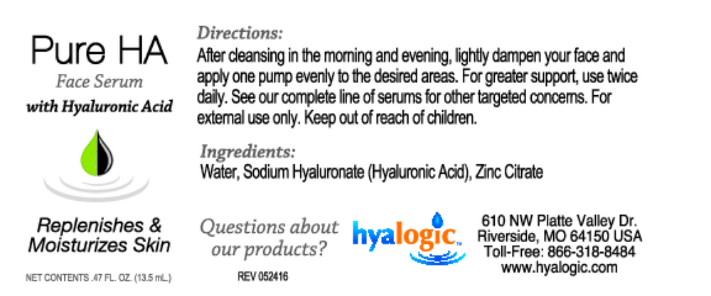 Product image for Pure Hyaluronic Acid Serum.