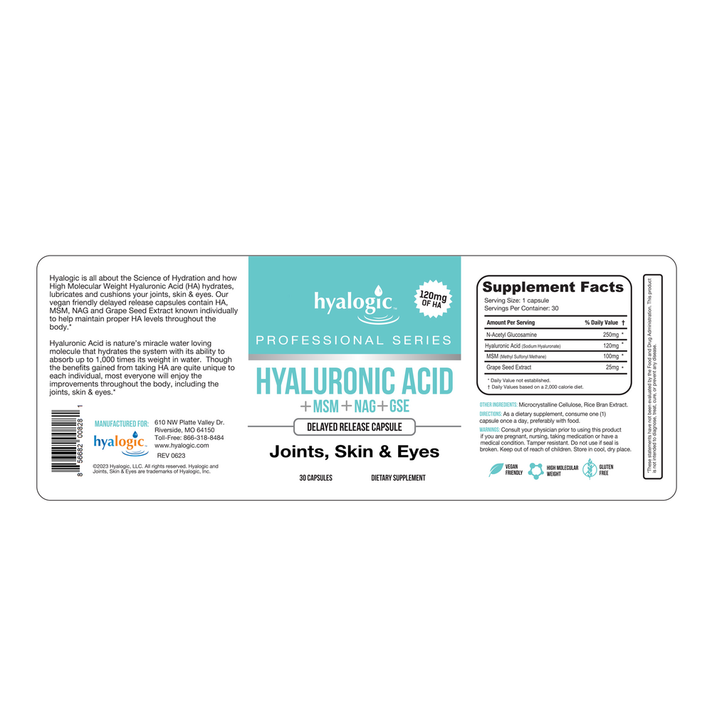 Product image for HA Capsule – Hyaluronic Acid + MSM + NAG.