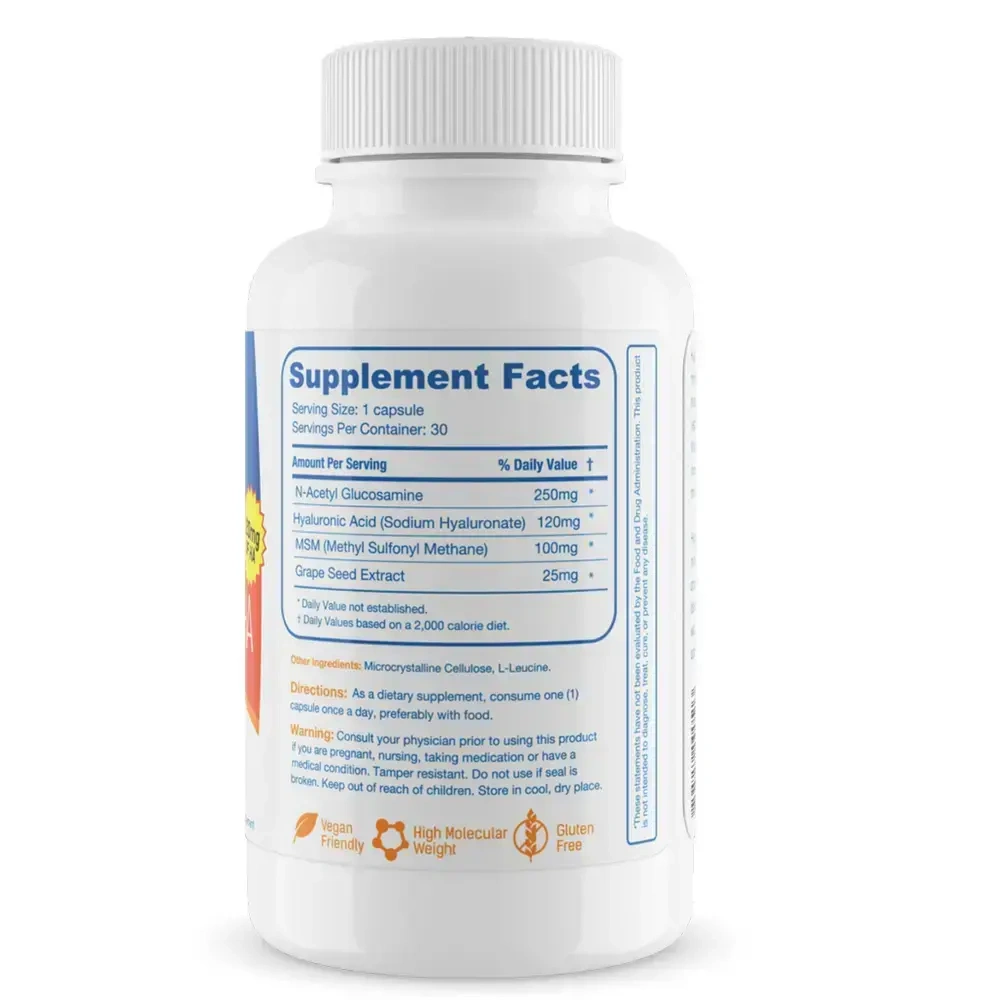 Product image for HA Capsule – Hyaluronic Acid + MSM + NAG.