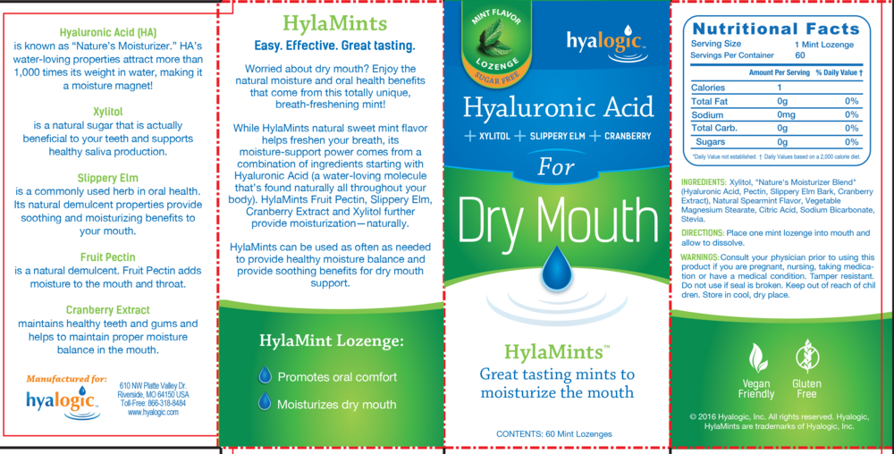 Product image for Dry Mouth Lozenge with Hyaluronic Acid.