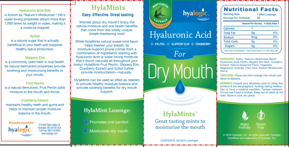 Product image for Dry Mouth Lozenge with Hyaluronic Acid.