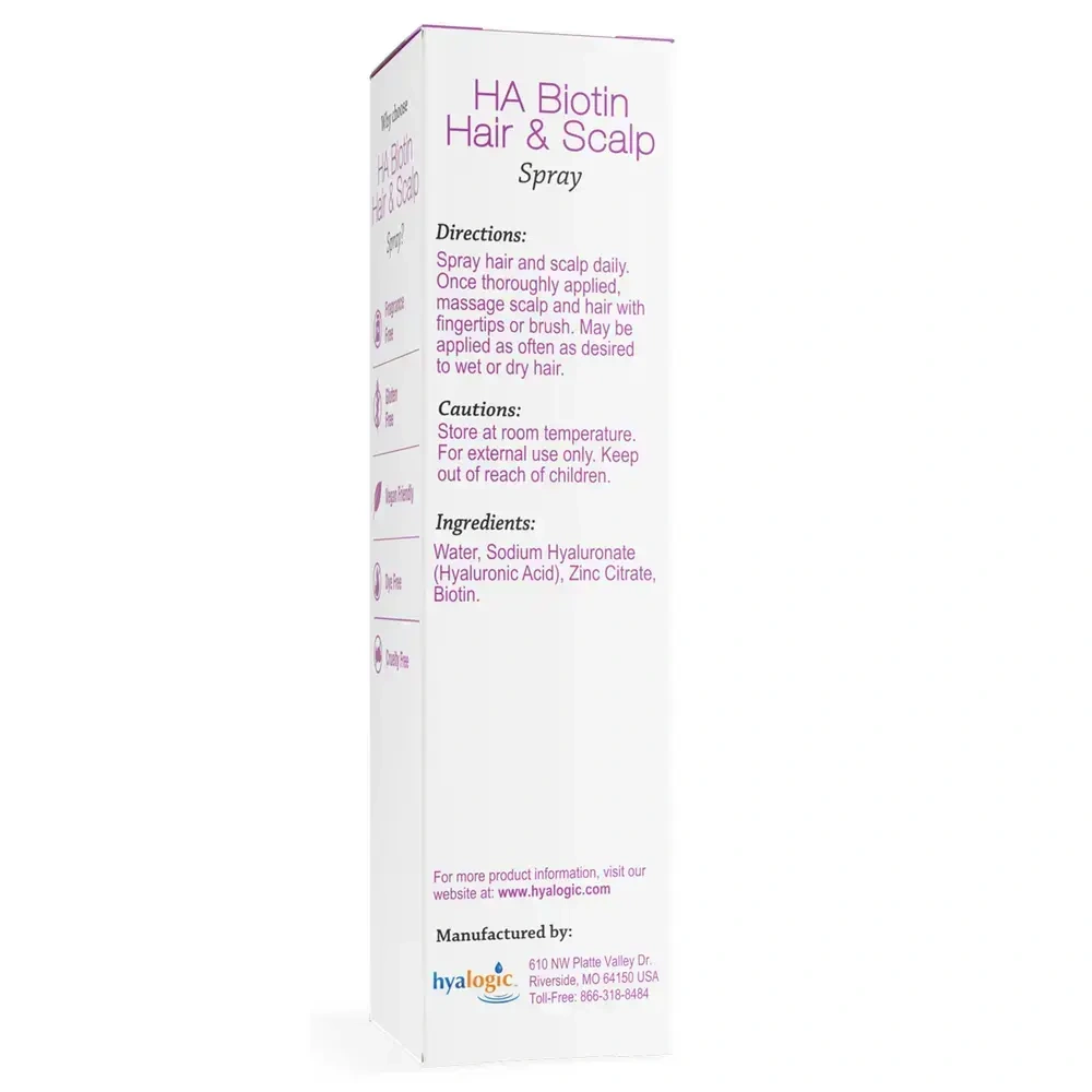 Product image for HA Biotin Hair &amp; Scalp Spray.