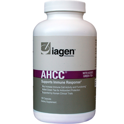 AHCC w/Green Tea Ext 500mg/25mg 180 capsules