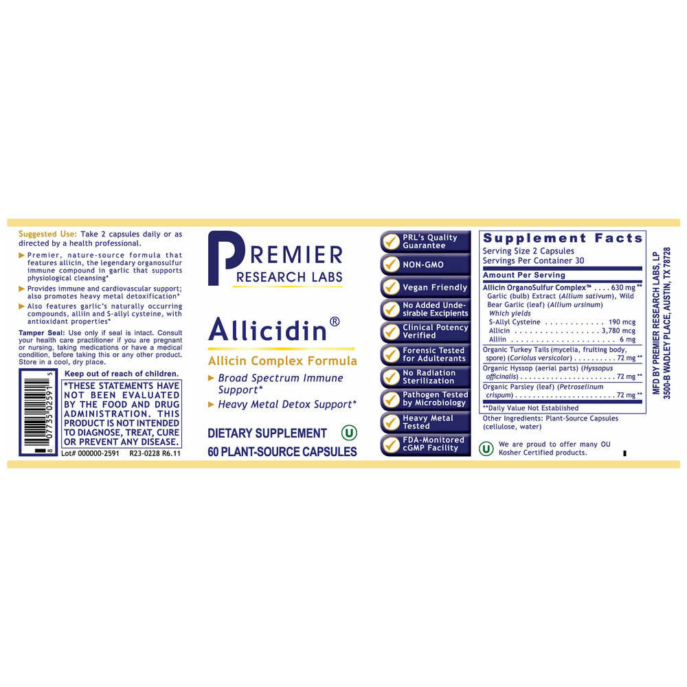 Product image for Allicidin.