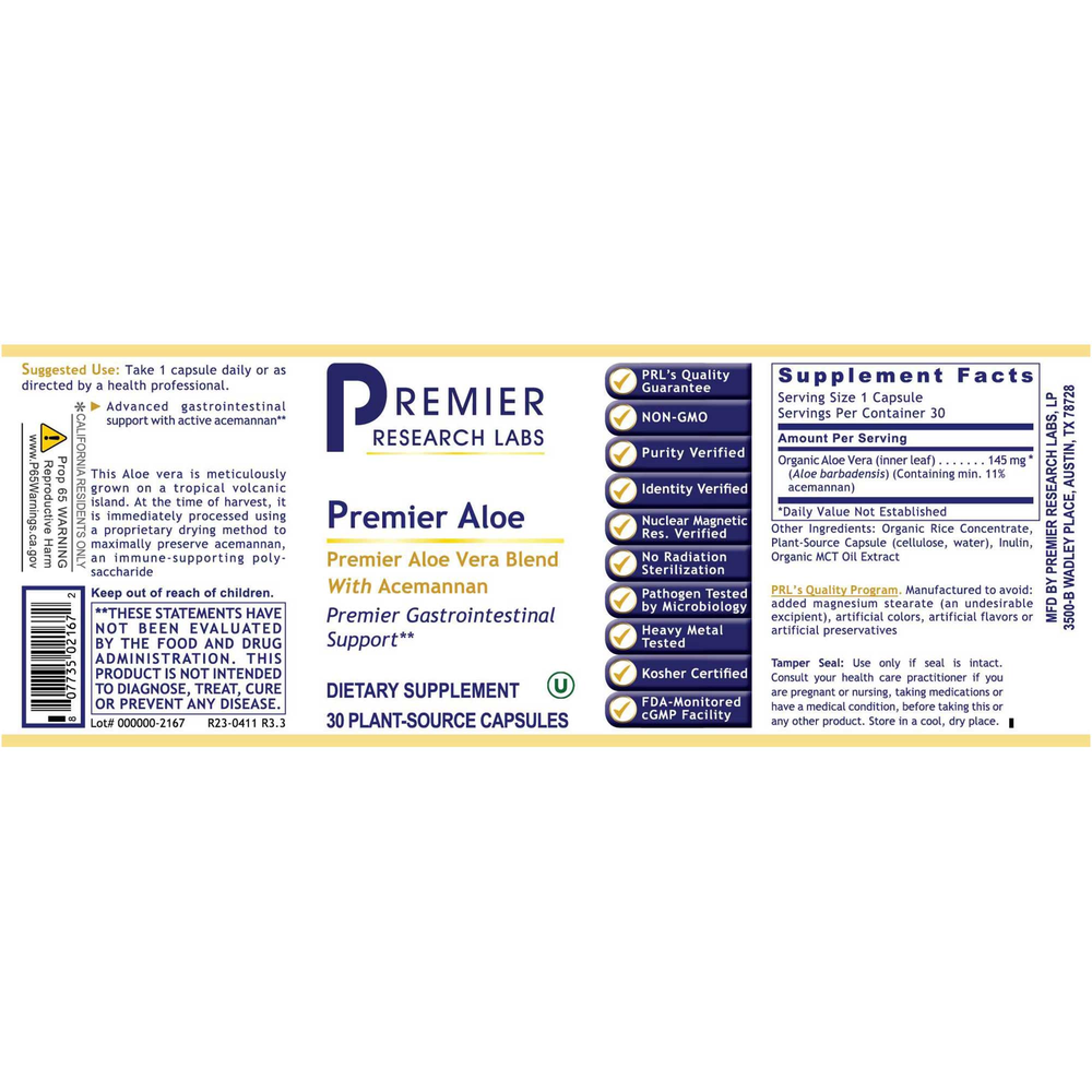 Product image for Premier Aloe.