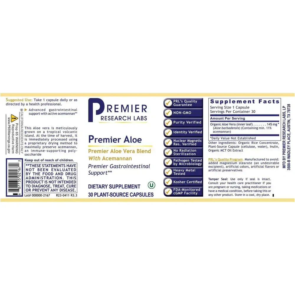 Product image for Premier Aloe.