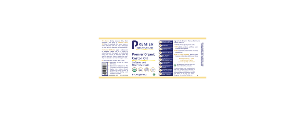 Product image for Premier Organic Castor Oil.