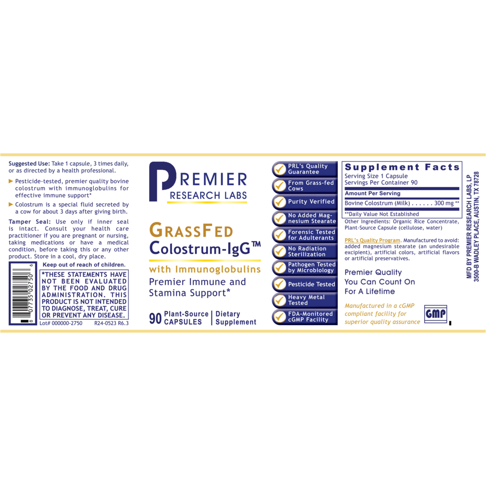 Product image for Colostrum-IgG™ (Caps).