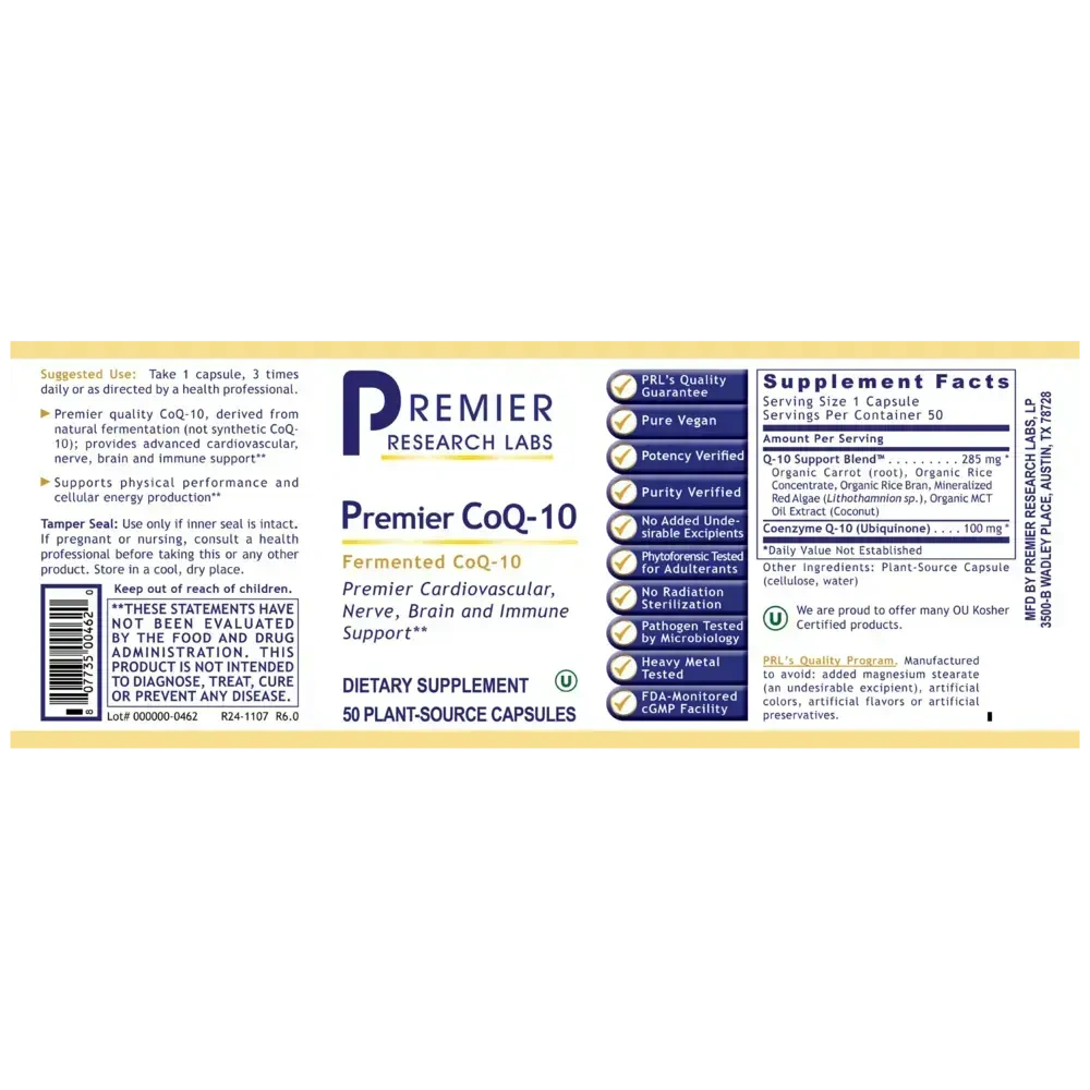 Product image for Premier CoQ-10.