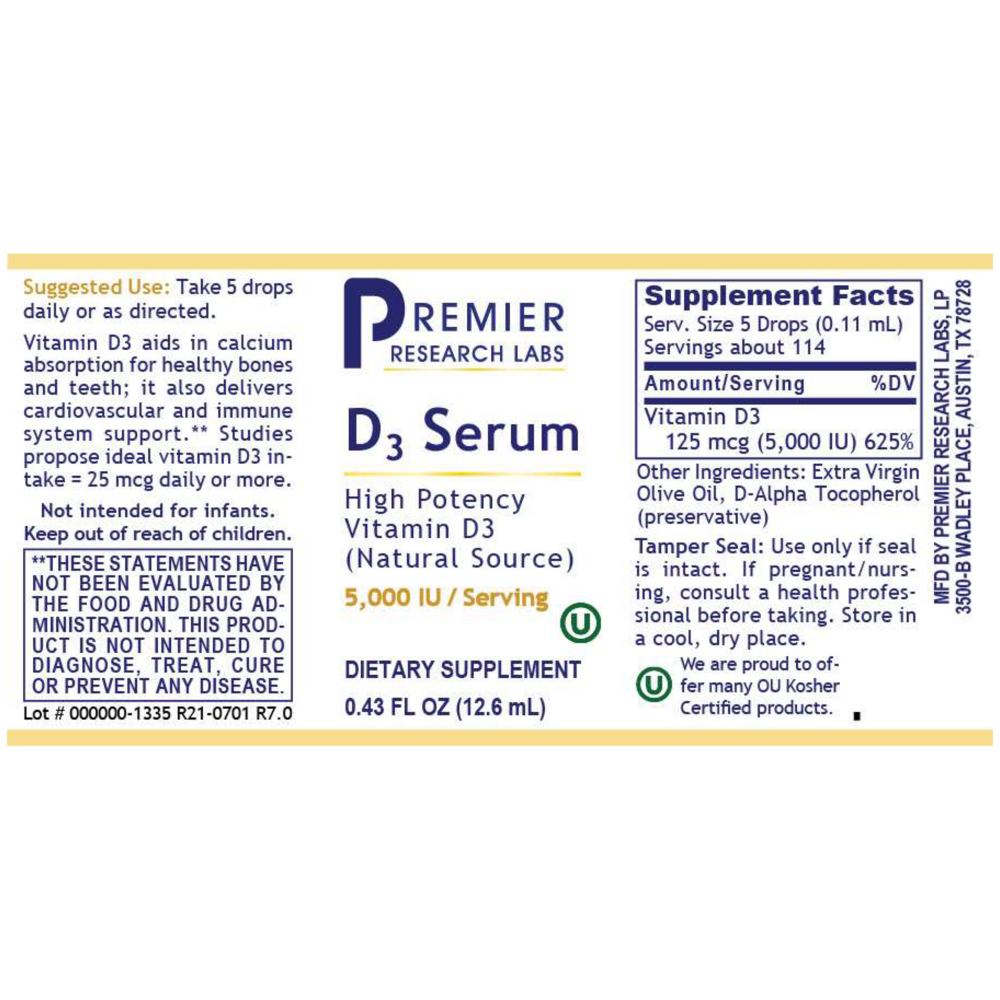 Product image for D3 Serum.