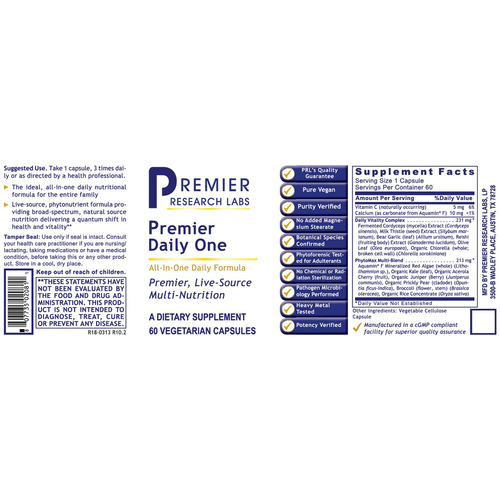 Product image for Premier Daily One.