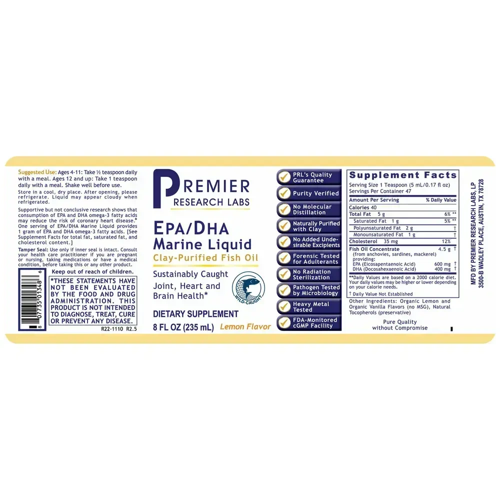 Product image for EPA/DHA Marine Liquid.