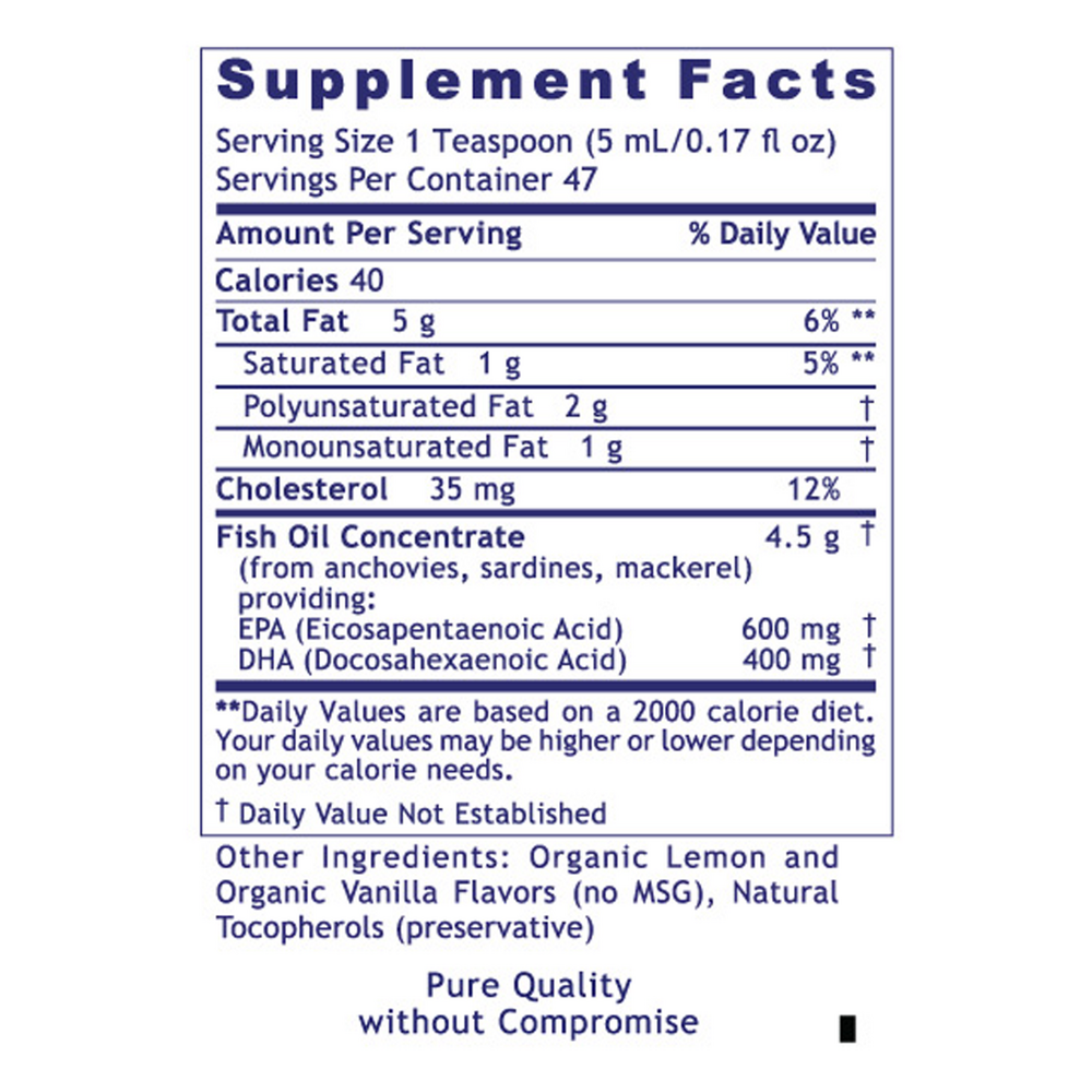 Product image for EPA/DHA Marine Liquid.