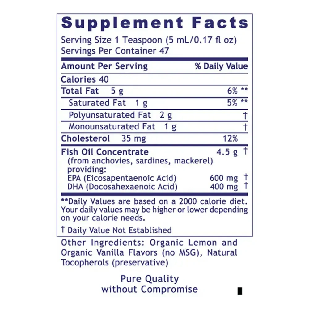 Product image for EPA/DHA Marine Liquid.