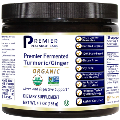 Premier Fermented Turmeric/Ginger 135 Grams