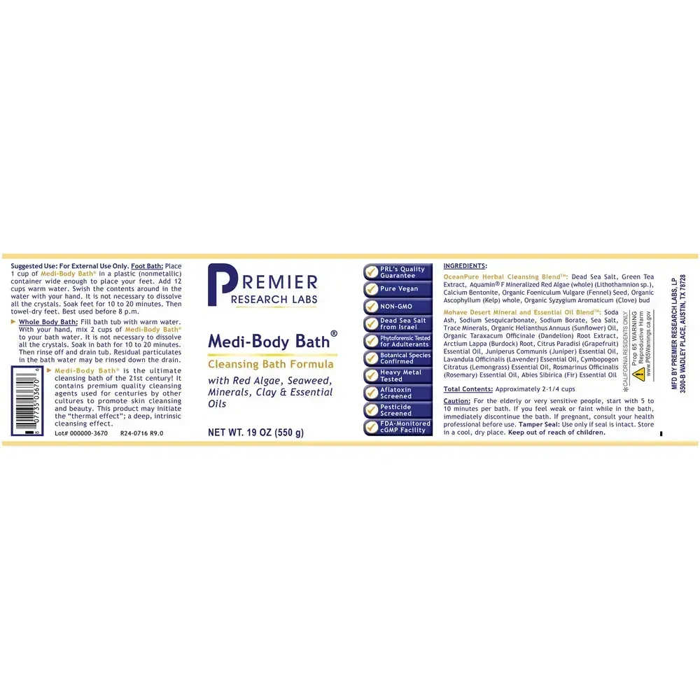 Product image for Medi-Body Bath.