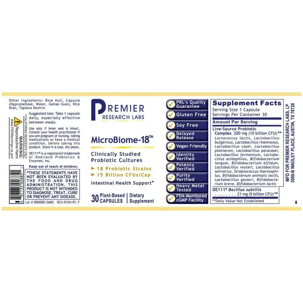 Product image for MicroBiome-18™.