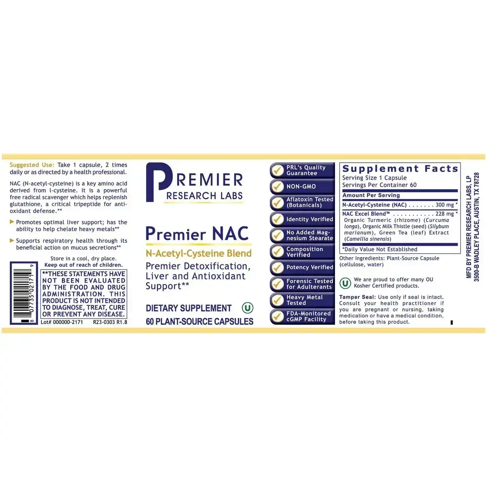 Product image for Premier NAC.