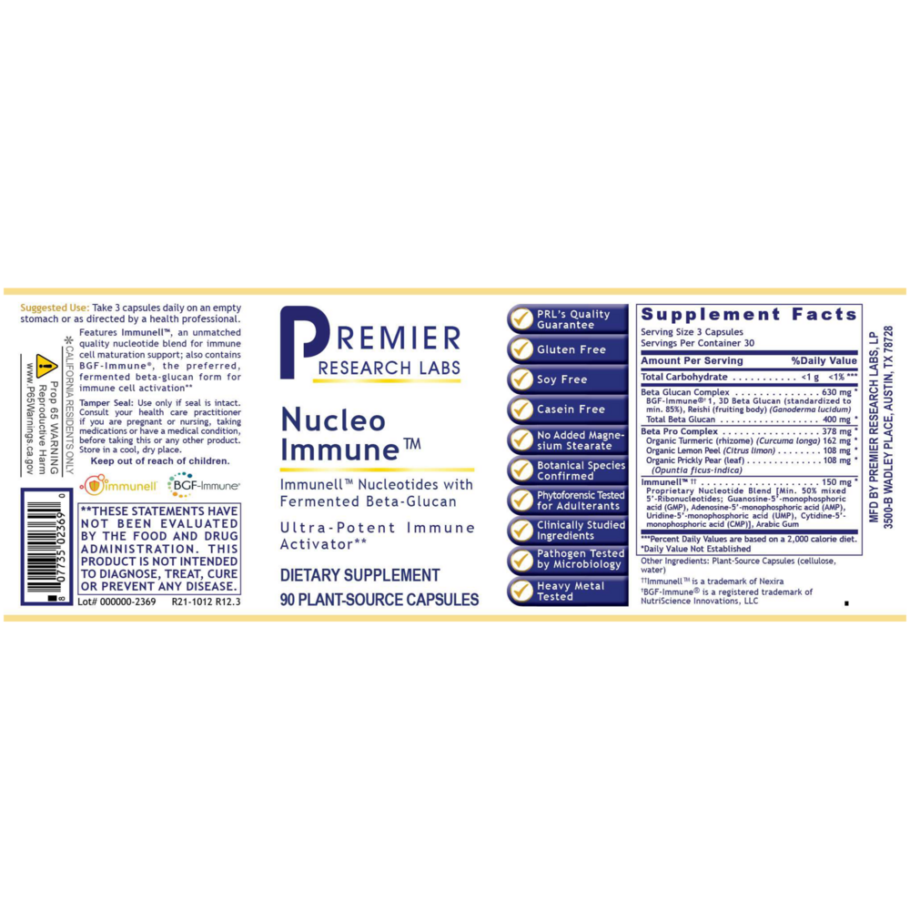 Product image for Nucleo Immune.