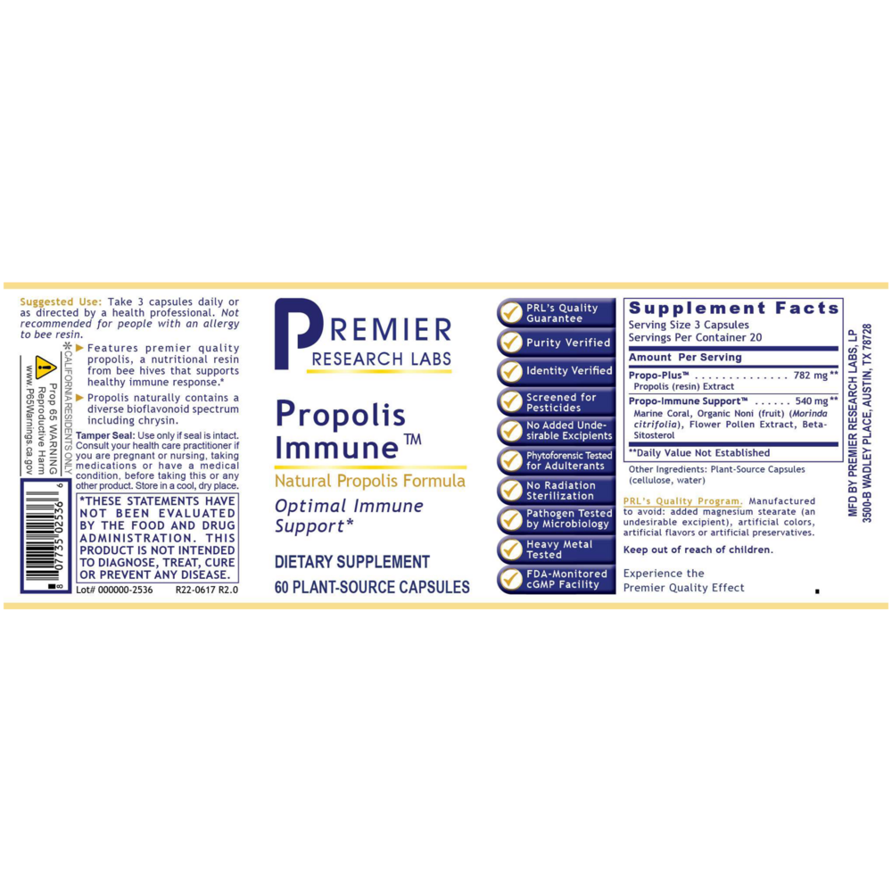Product image for Propolis Immune.
