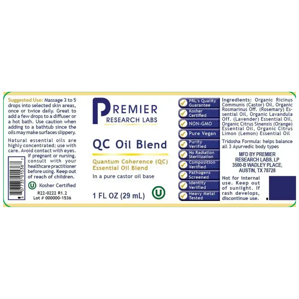 Product image for QC Oil Blend.