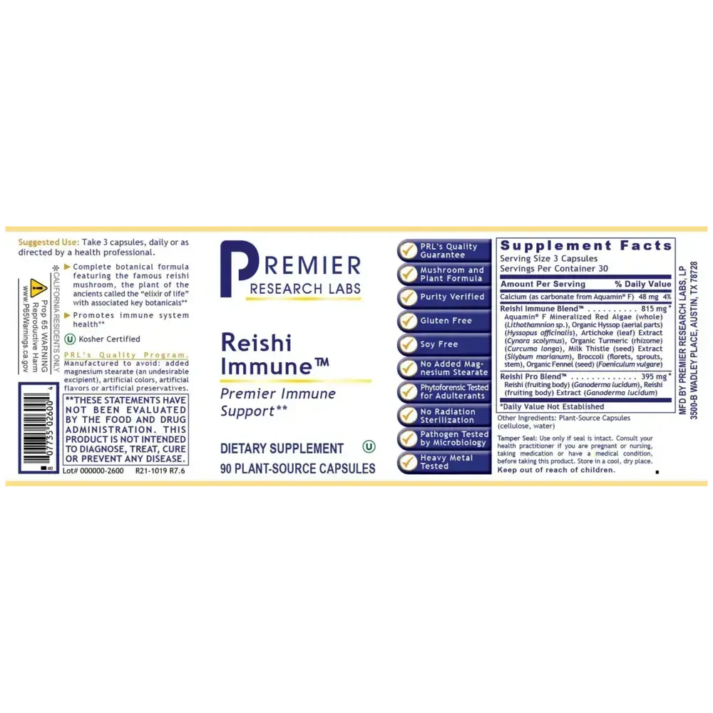 Product image for Reishi Immune.