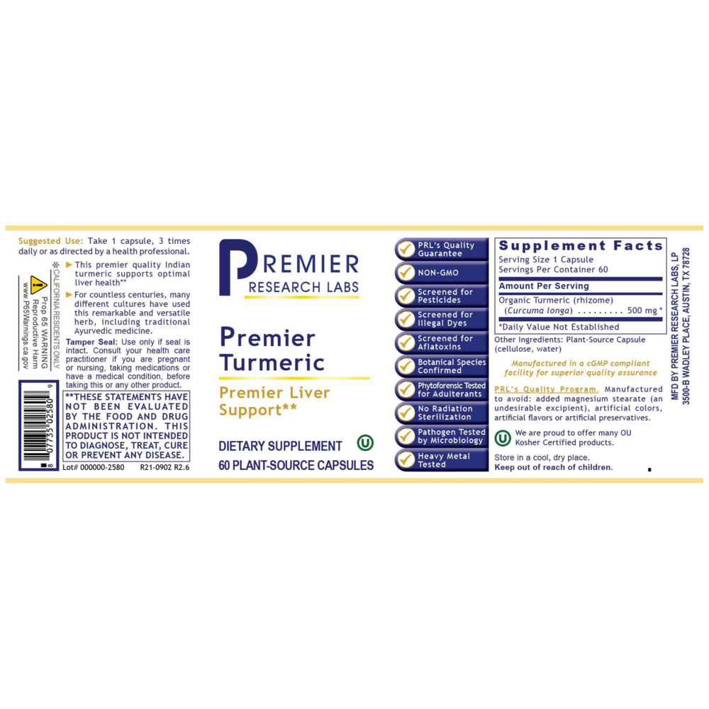 Product image for Premier Turmeric.