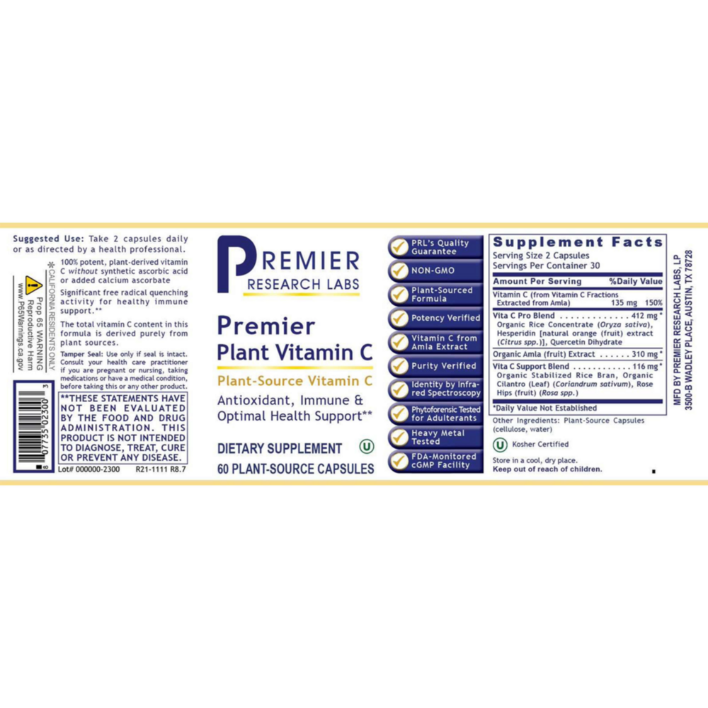 Product image for Premier Plant Vitamin C.