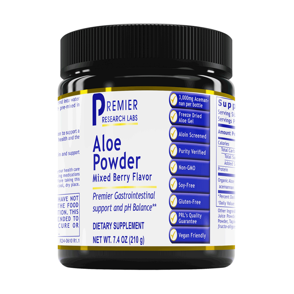 Product image for Premier Aloe Powder, Mixed Berry Flavor.