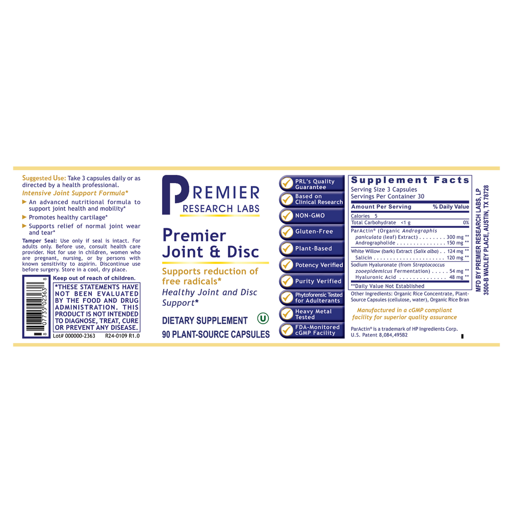 Product image for Premier Joint &amp; Disc.