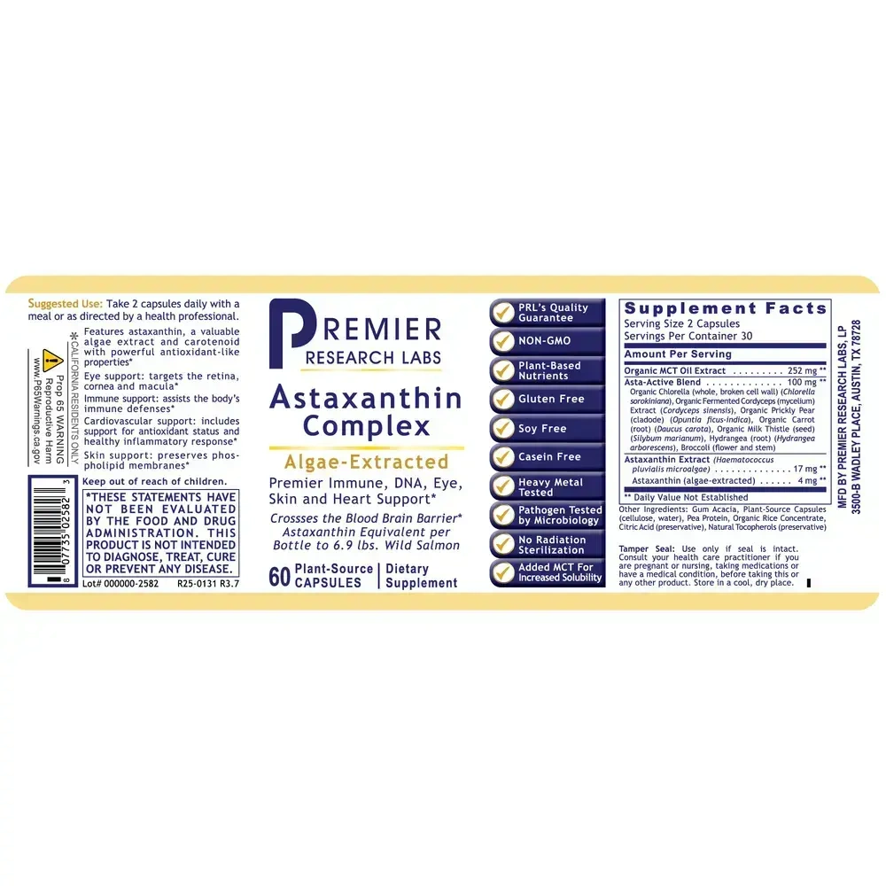 Product image for Premier Astaxanthin Complex.