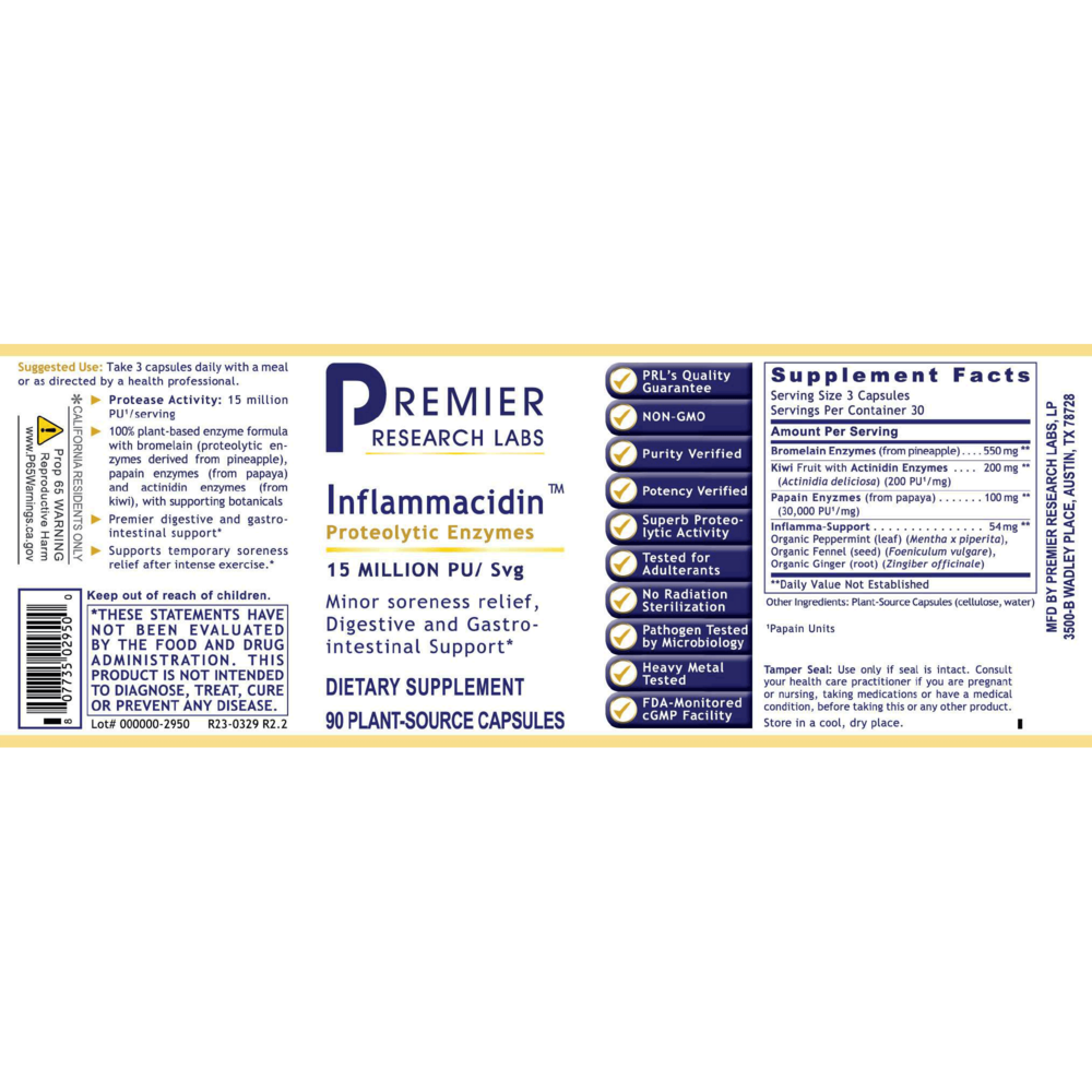 Product image for Premier Inflammacidin.