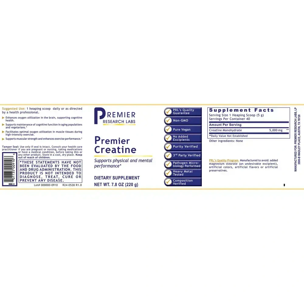 Product image for Premier Creatine Monohydrate.