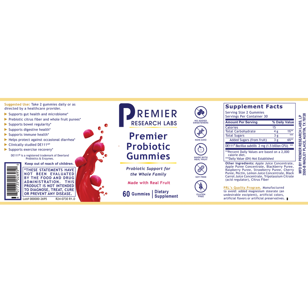 Product image for Premier Probiotic Gummies.